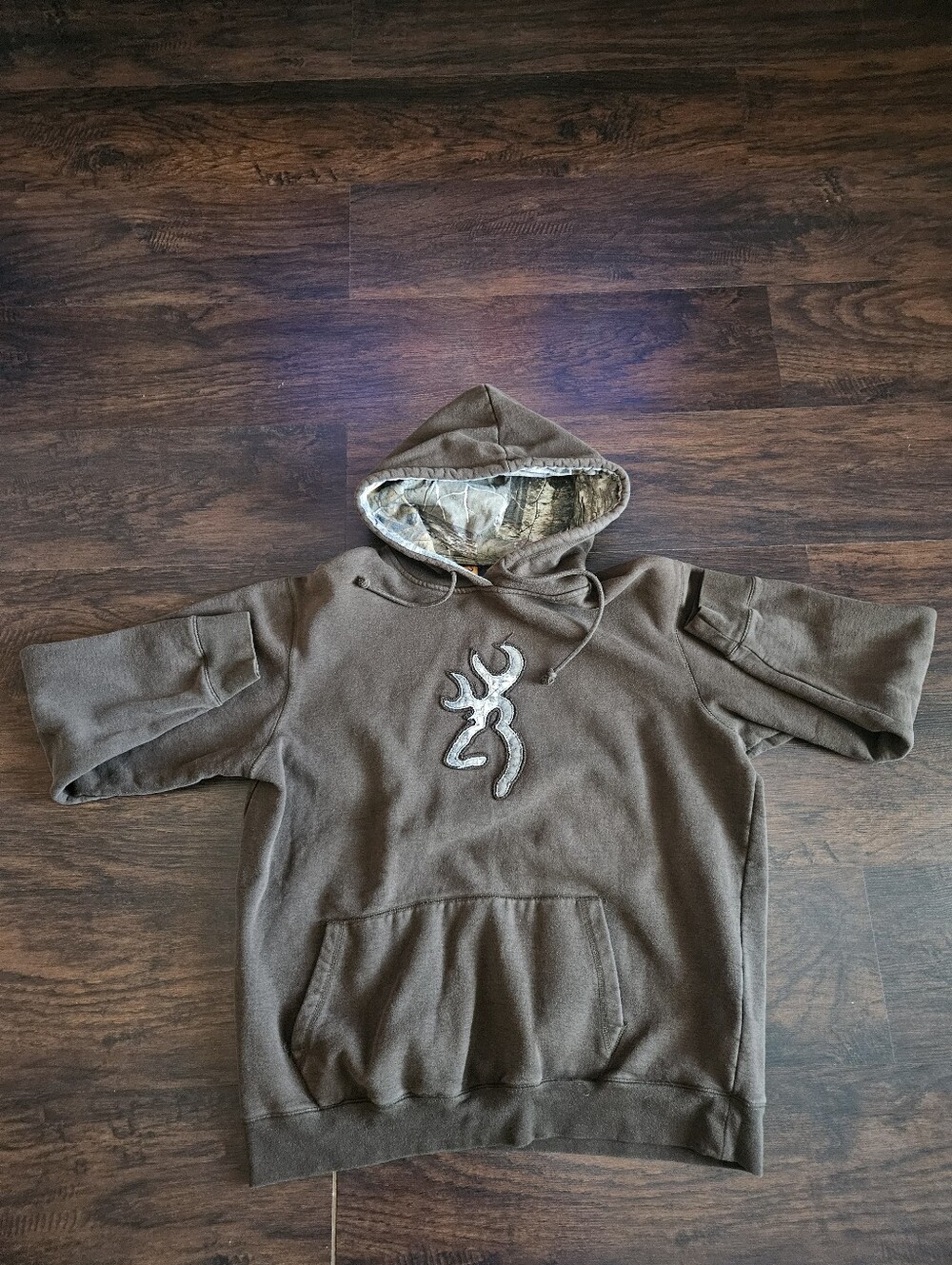 Browning Camo Logo Hoodie size XL